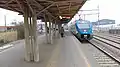 Andenes de la estación, vista sur.