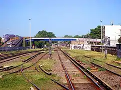 Panorama de las vías con vista hacia Padua