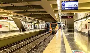 Estación en el día de su apertura