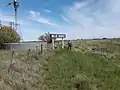 Parte del andén y nomenclador.