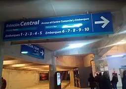 Acceso norte a la Estación Central