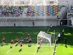 El estadio durante la Copa Mundial Femenina Sub-20 de 2008