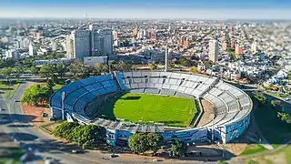 Estadio Centenario (Uruguay), donde se celebró la primera Copa Mundial de Fútbol.