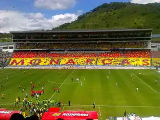 Estadio Morelos sede del primer partido del Torneo, Morelia vs. Estudiantes.