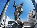 Estatua de San Miguel Arcangel.