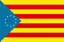 Propuesta de estelada para los Países Catalanes