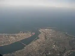 Estuario del río Tone entre Kamisu y  Chōshi