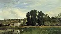 A orillas del Sena en Lévy, 1884.
