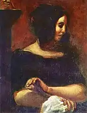 George Sand, 1838, Ordrupgaard, Copenhague.