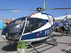 Eurocopter EC-120B Colibri, modelo utilizado para labores de entrenamiento.