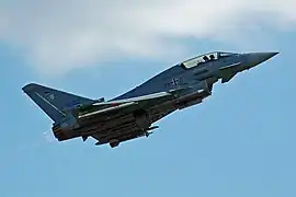 Eurofighter Typhoon alemán (vista derecha).