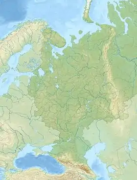 Delta del Don ubicada en Rusia europea