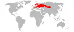 Distribución de C. fiber.