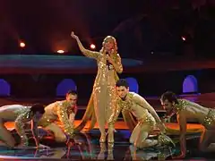 Sertab Erener, ganadora de Eurovisión 2003 en representación de Turquía