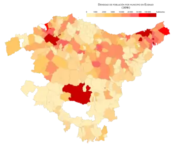 Población por municipio (2018)