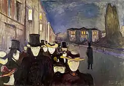 Tarde en Karl Johan (1892), Kunstmuseum Bergen