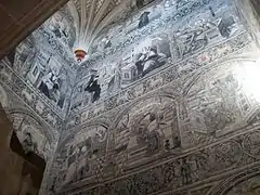 Murales del Templo y exconvento de San Nicolás de Tolentino en Actopan.