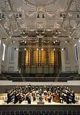 Interior del Ayuntamiento de Birmingham.