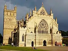 Catedral de Exeter (1112-1400), ejemplo de gótico decorado