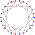 La coloración del grafo F26A graph es 2