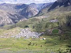 FOTO PANORÁMICA DEL PUEBLO DE CHOJATA