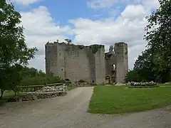 Fachada sur del castillo