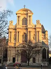 La iglesia de Saint-Gervais-Saint-Protais (1616-1620), la primera iglesia de París con una fachada en el nuevo estilo barroco