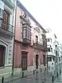 Fachada principal del palacio hacia la calle Don Gonzalo