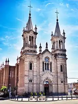Fachada del Templo de la Purísima Concepción (1902), Aguascalientes, Ags.