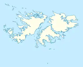 Puerto San Carlos ubicada en Islas Malvinas