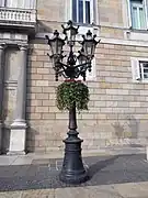 Candelabro de la plaza de San Jaime.