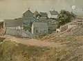 Farmhouses on Monhegan Island by George Wharton Edwards