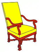 Fauteuil "Luis XIV".