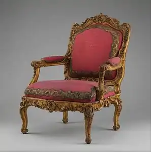 Sillón de Nicolas-Quinibert Foliot (1749)