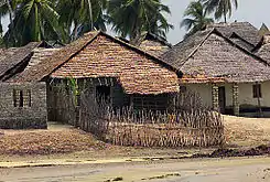 Casa tradicional en Faza, Kenia