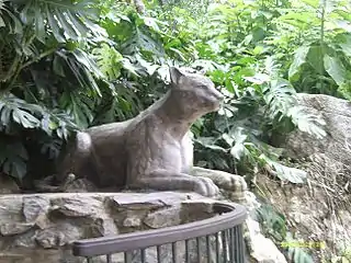 Fuente del Puma en el Parque Salus, Departamento de Lavalleja.