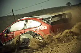 Federico Villagra en el Rally de Portugal de 2009