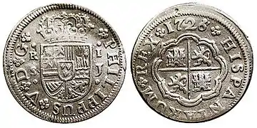 Real de Felipe V, Sevilla, 1726.