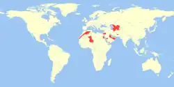 Distribución del gato de las arenas