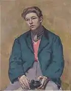 Hombre joven con ocarina (1925), Museo de Klagenfurt