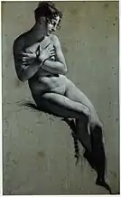 Desnudo femenino, Pierre Paul Prud'hon.