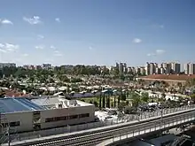 Zona de casetas en la Feria 2009 desde la noria.