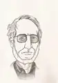 Retrato de Fernando Krahn por Luis Segovia. Exposición Lonja ilustra Wikipedia, Mayo-Junio ​​2012. Edificio de ilustración de Lonja Sant Andreu (Barcelona). Sala Sabaté Pi.