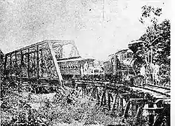 Puente del Ferrocarril de Cúcuta en 1920.