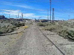 Resto del tramo de doble vía del ferrocarril de Comodoro tramo Presidente Ortiz ("KM 5")