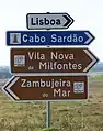 Ejemplo de uso en Portugal