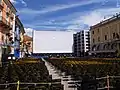 La Piazza Grande de Locarno durante la presentación del Festival.