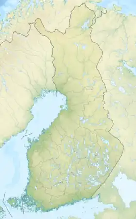 Lago Pyhä ubicada en Finlandia