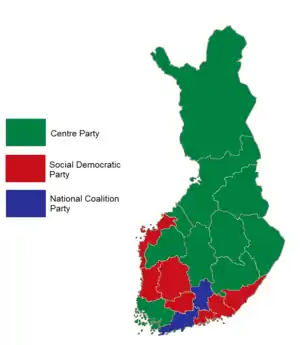 Elecciones parlamentarias de Finlandia de 1991