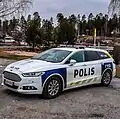 Coche patrulla de la Policía Finlandesa.